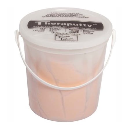 Fabrication Enterprises TheraPutty Plus Antimicrobial Exercise Putty, Tan, 5 Pound, XX-Soft 274207